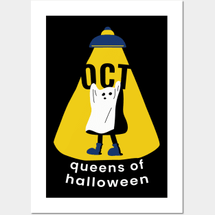 Queens Of Halloween Are Born In October Posters and Art